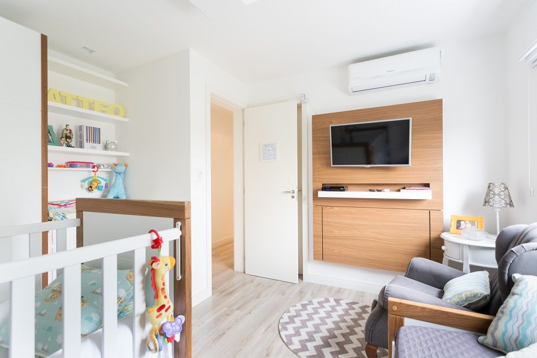 Apartamento GPG - Quarto bebê Kali Arquitetura Quartos modernos