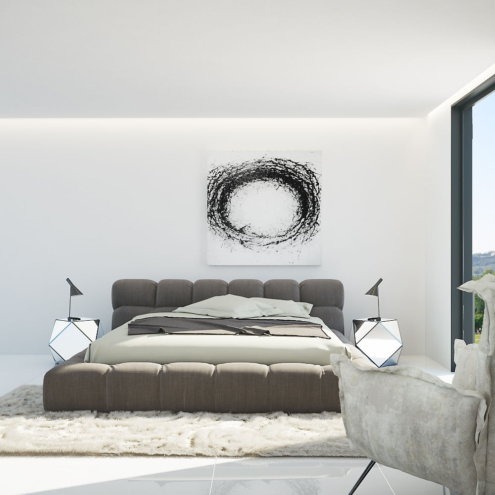 Bedroom, olivia Sciuto olivia Sciuto Спальня в стиле модерн