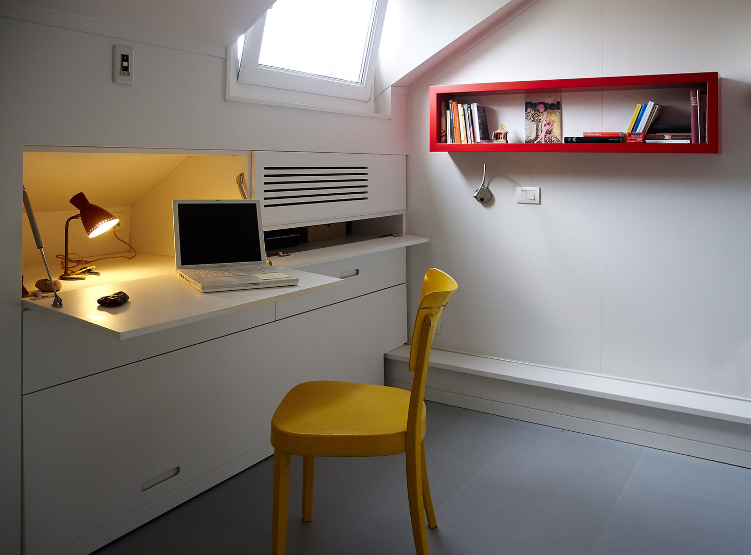 Loft Parco Nomentano - Roma, in&outsidesign in&outsidesign Moderne studeerkamer