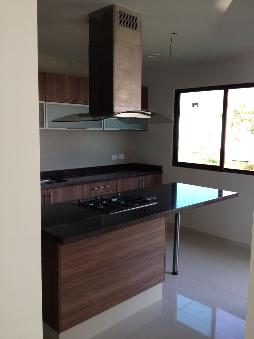 Bosques de Jiutepec, DYE-ARQUITECTURA DYE-ARQUITECTURA Kitchen units Glass