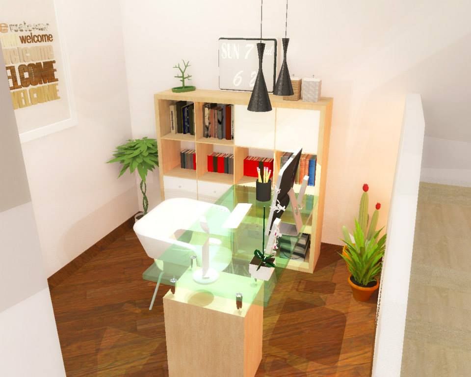 Home staging soggiorno, 3d Casa Design 3d Casa Design Modern Study Room and Home Office