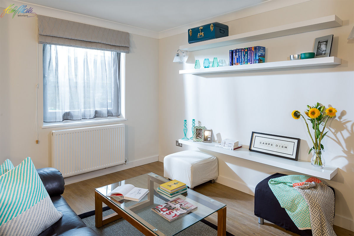 Living area homify Salas de estilo moderno