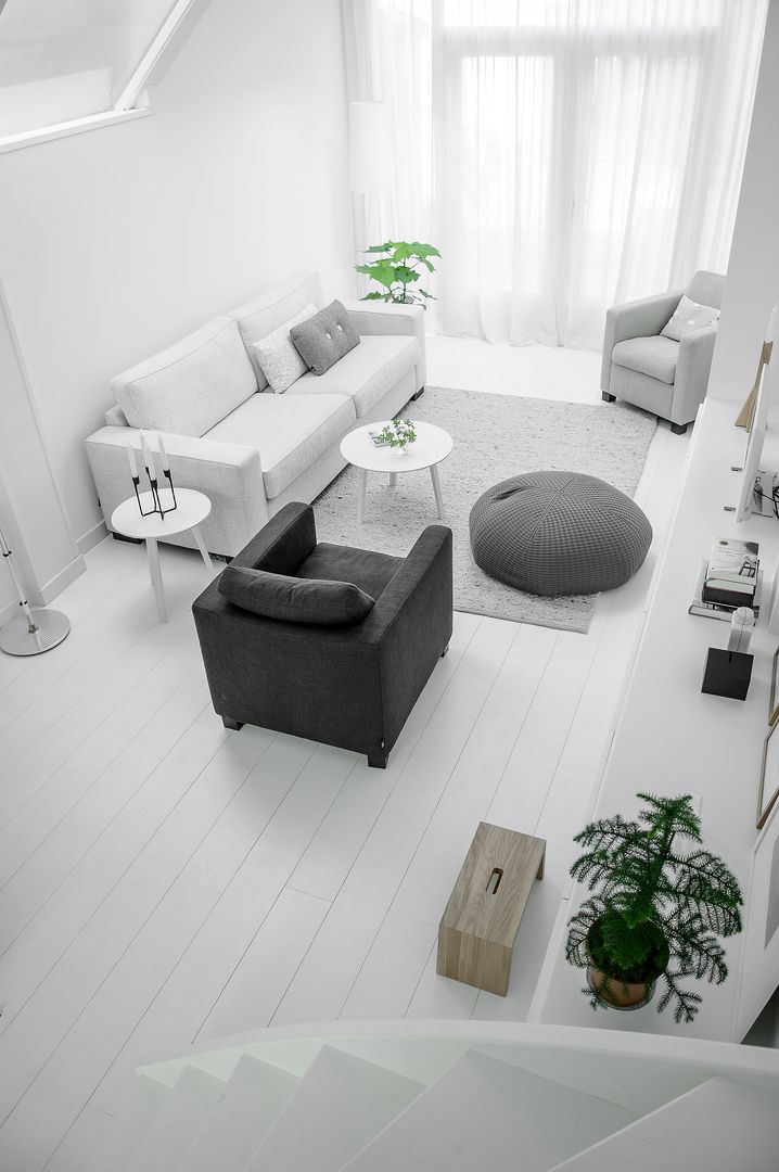 Woonhuis | Delft , Design Studio Nu Design Studio Nu Scandinavian style living room