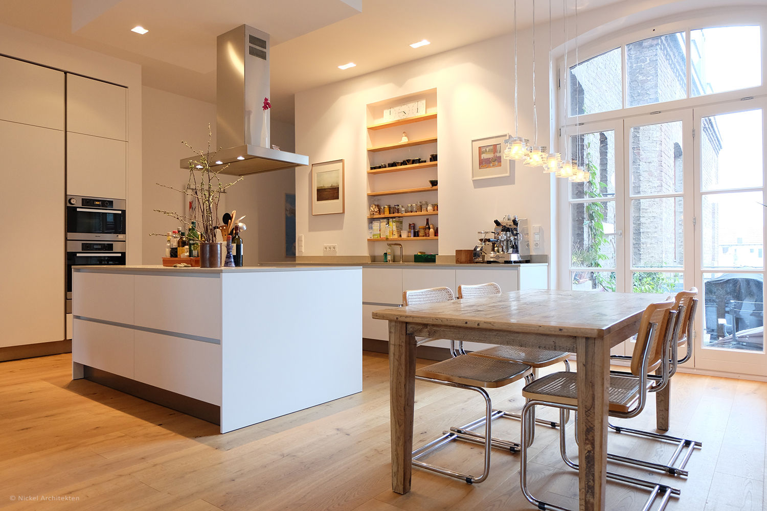 Apartment L38 , Nickel Architekten Nickel Architekten Modern style kitchen