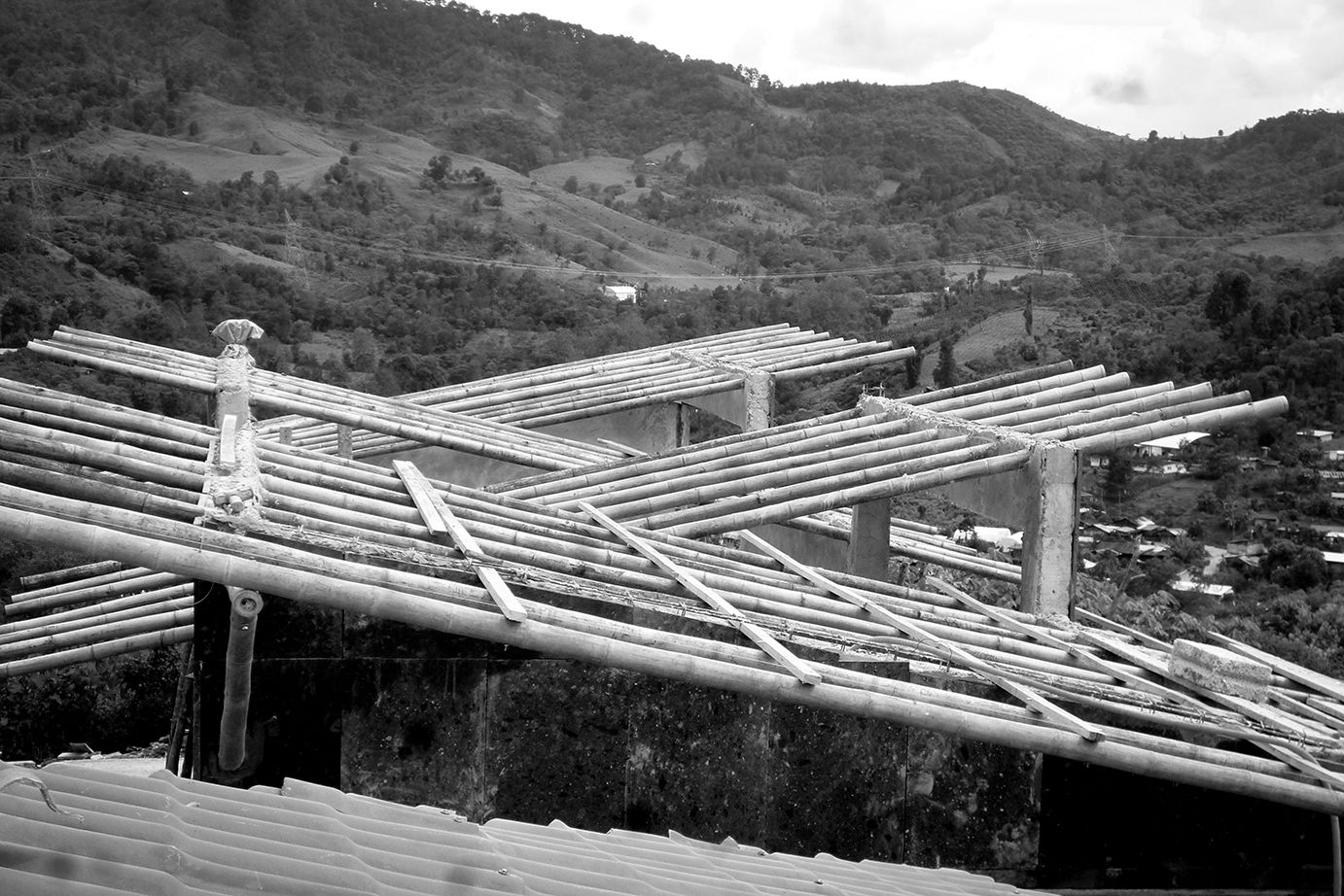 Centro de Producción de orgánicos Chilsec, Komoni Arquitectos Komoni Arquitectos Casas rústicas Bambú Verde