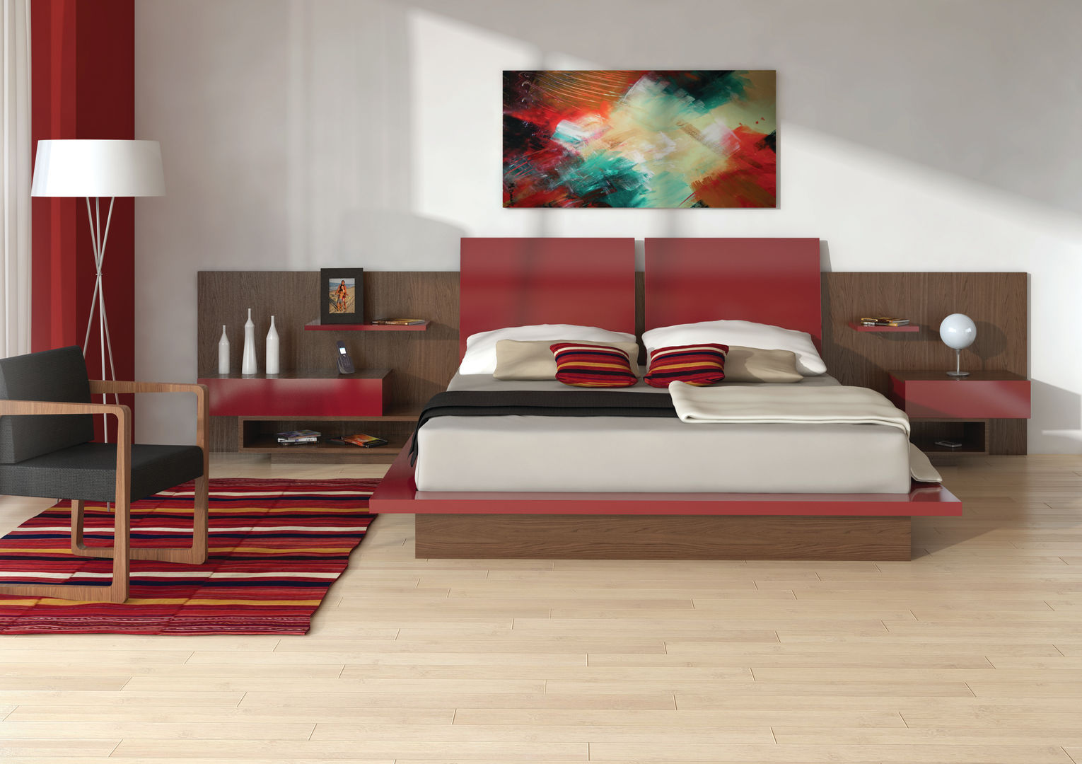 Dormitorio, Michael Thonet Michael Thonet Phòng ngủ phong cách hiện đại Beds & headboards