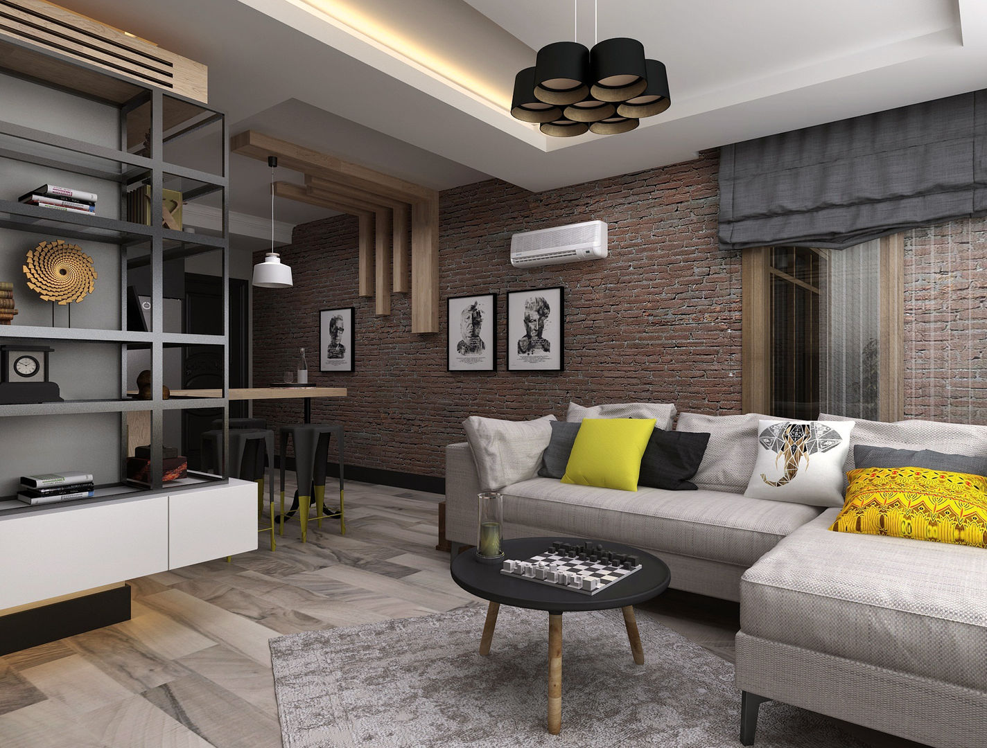 Stüdyo Daire Tasarımı, Ceren Torun Yiğit Ceren Torun Yiğit Living room