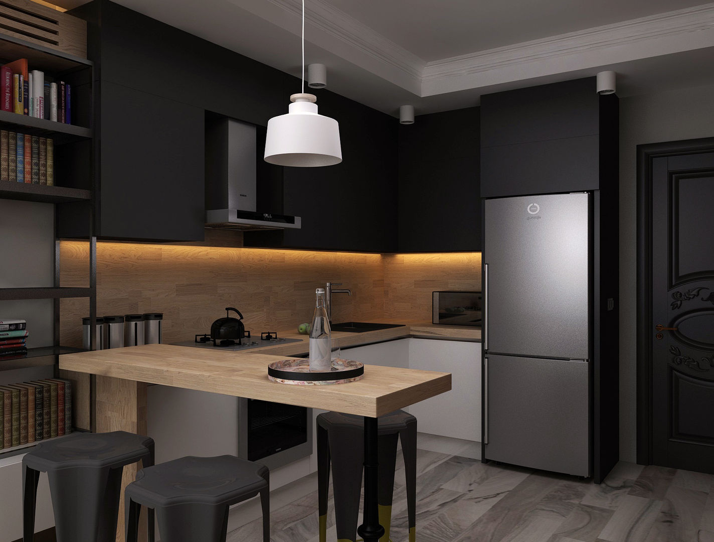 Stüdyo Daire Tasarımı, Ceren Torun Yiğit Ceren Torun Yiğit Minimalist kitchen