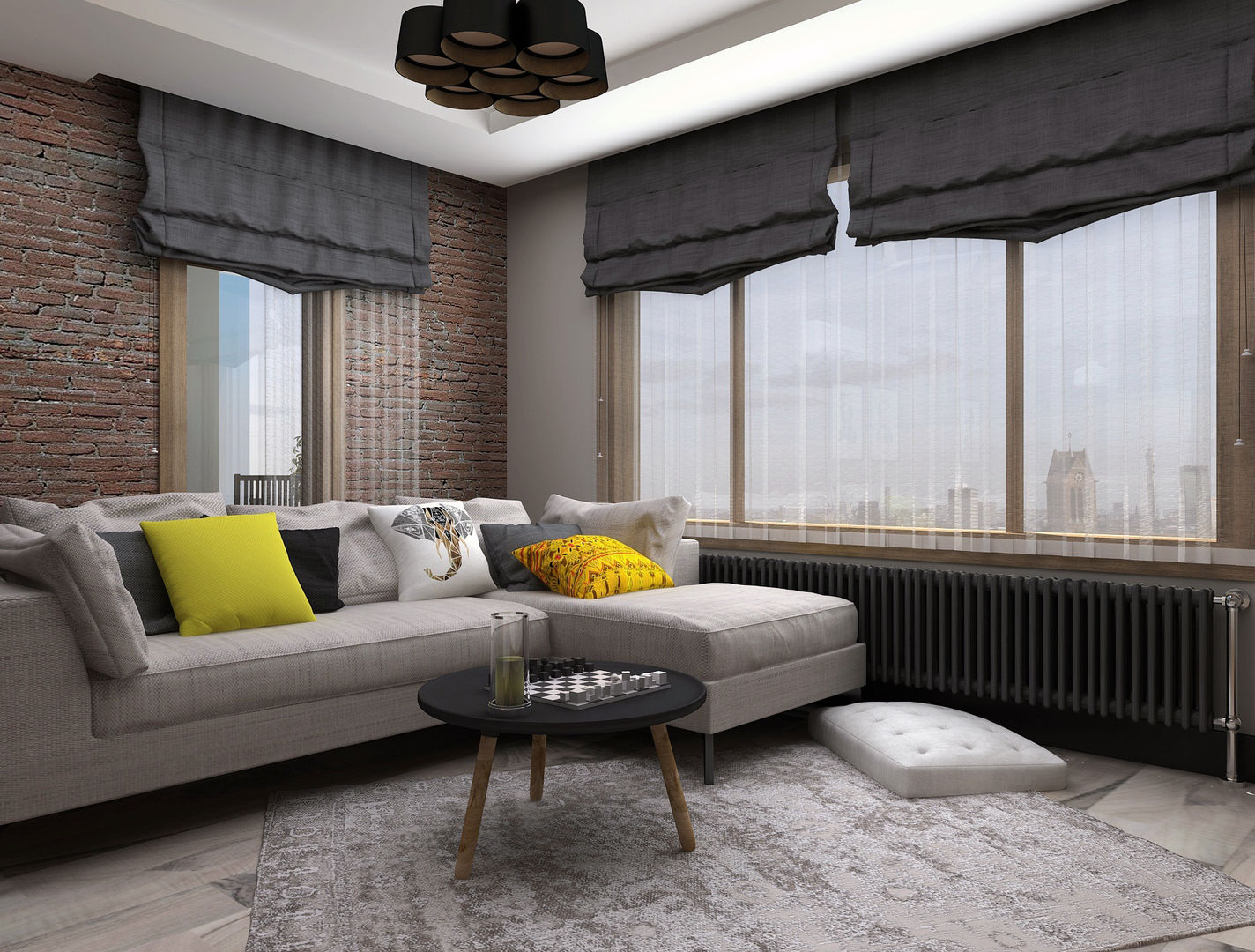 Stüdyo Daire Tasarımı, Ceren Torun Yiğit Ceren Torun Yiğit Living room