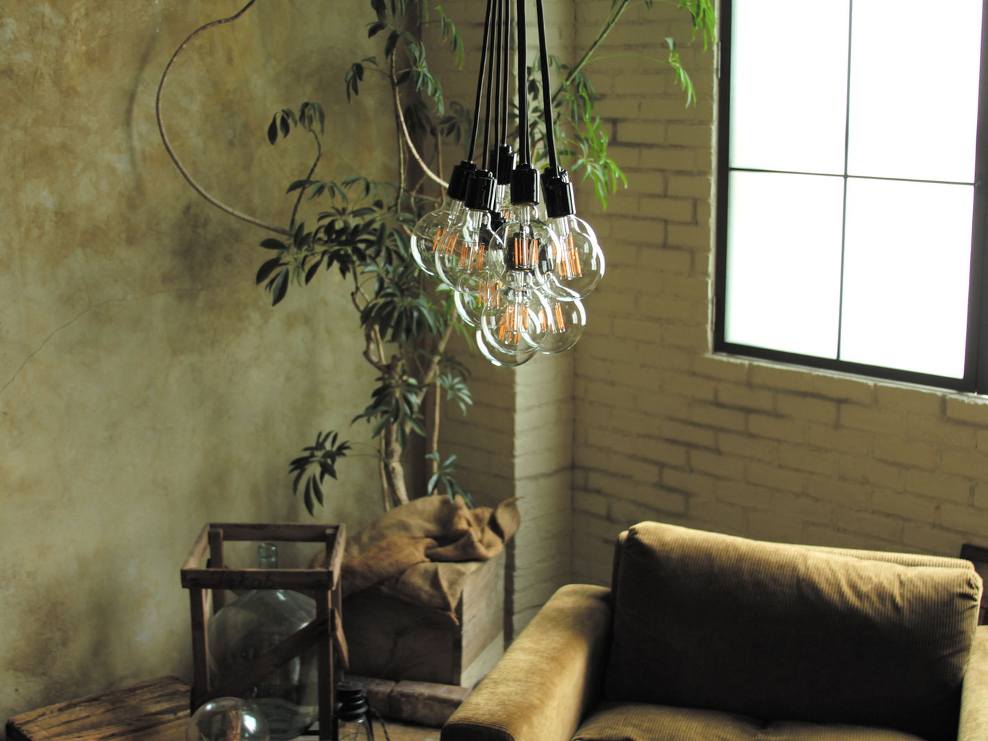 フィラメントLED電球「Siphon」 Filament LED bulb "Siphon", Only One Only One Industrial style living room Lighting