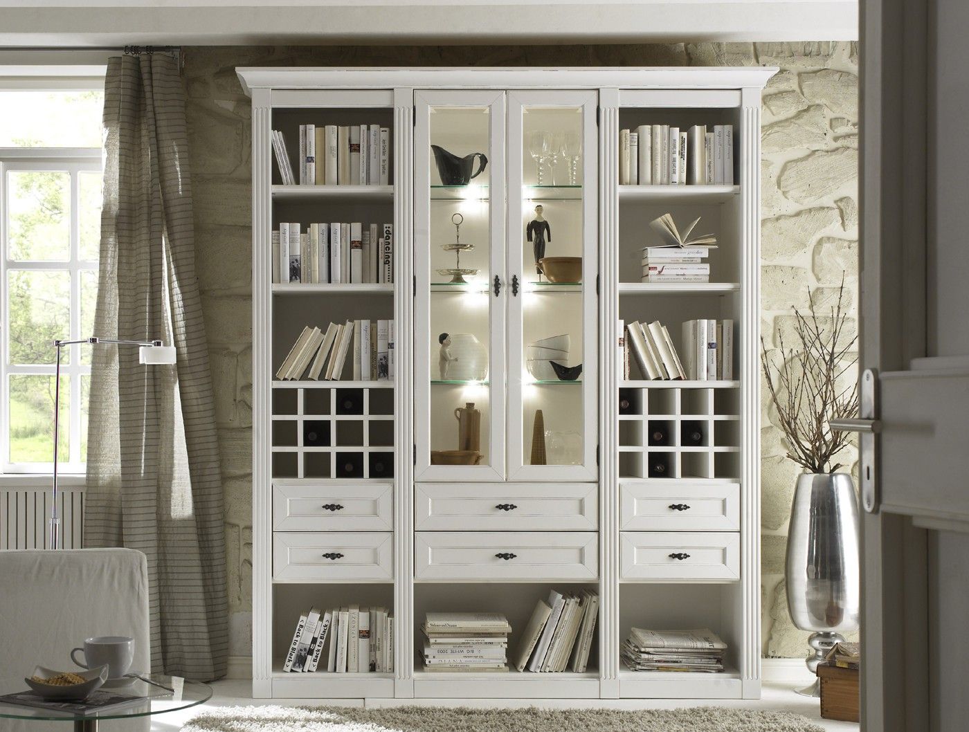 Highboard, moebelmeile24 moebelmeile24 غرفة المعيشة رفوف