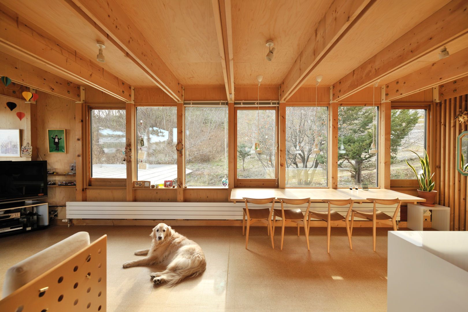 山の手ロケーションハウス, ホリゾン アーキテクツ ホリゾン アーキテクツ Scandinavian style living room