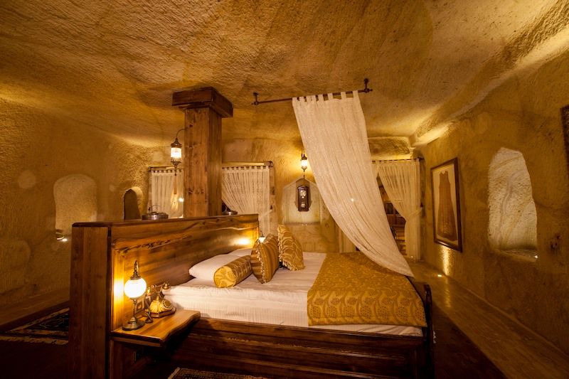 Kuşçular Konağı Öncesi Ve Sonrası, Kayakapi Premium Caves - Cappadocia Kayakapi Premium Caves - Cappadocia ラスティックスタイルの 寝室