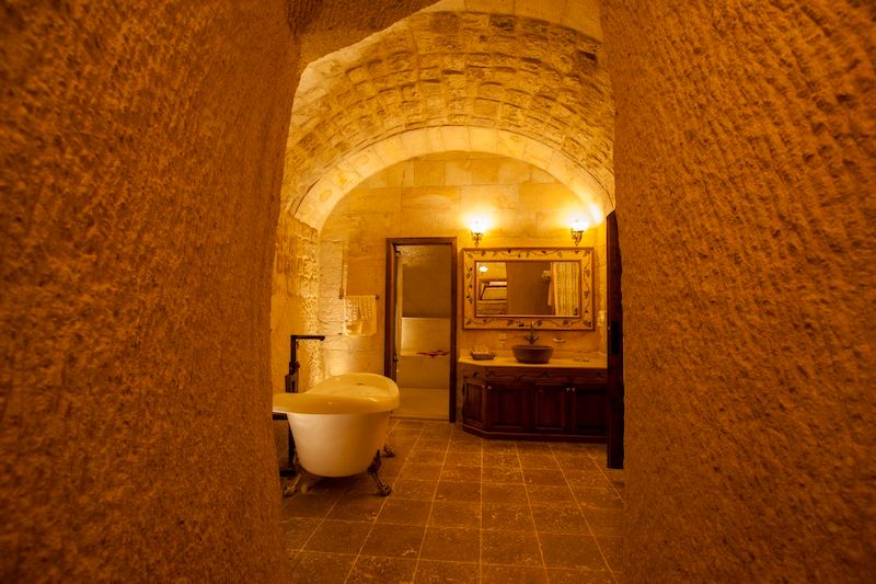 Kuşçular Konağı Öncesi Ve Sonrası, Kayakapi Premium Caves - Cappadocia Kayakapi Premium Caves - Cappadocia Casas de banho rústicas