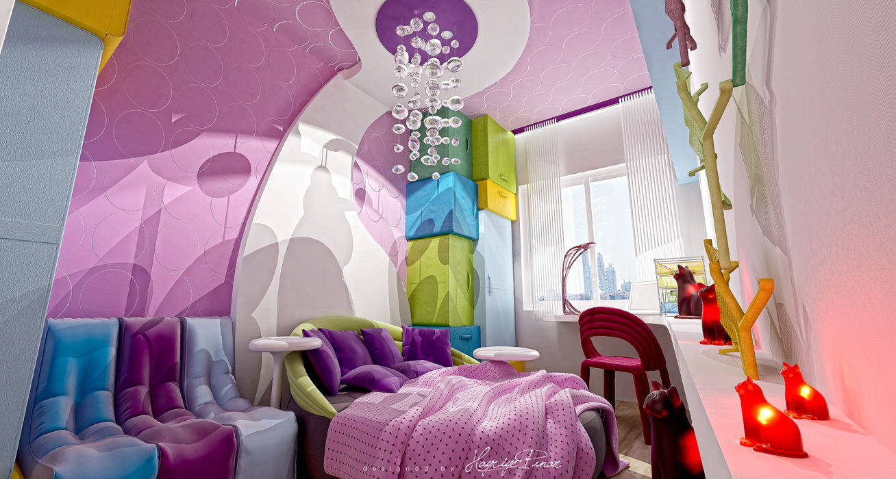 Kids Room , İn-Hepe İç Mimarlık İn-Hepe İç Mimarlık Dormitorios infantiles modernos