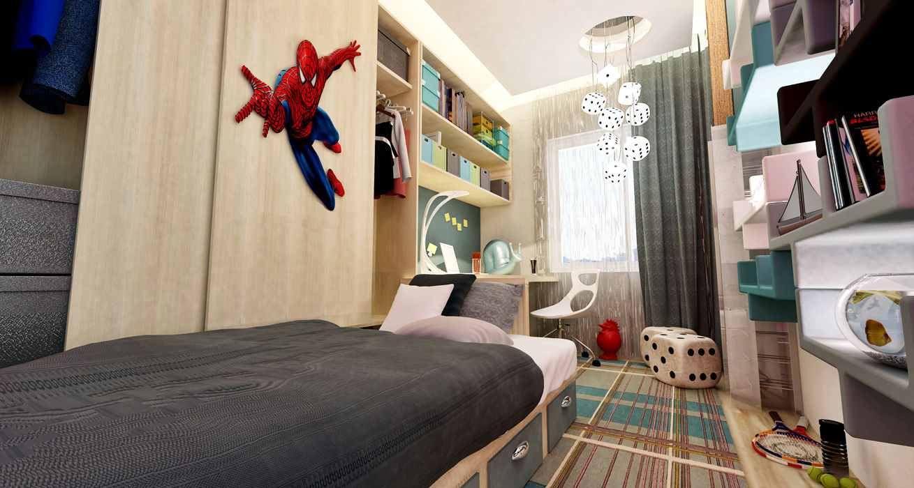 Kids Room , İn-Hepe İç Mimarlık İn-Hepe İç Mimarlık Quarto infantil moderno