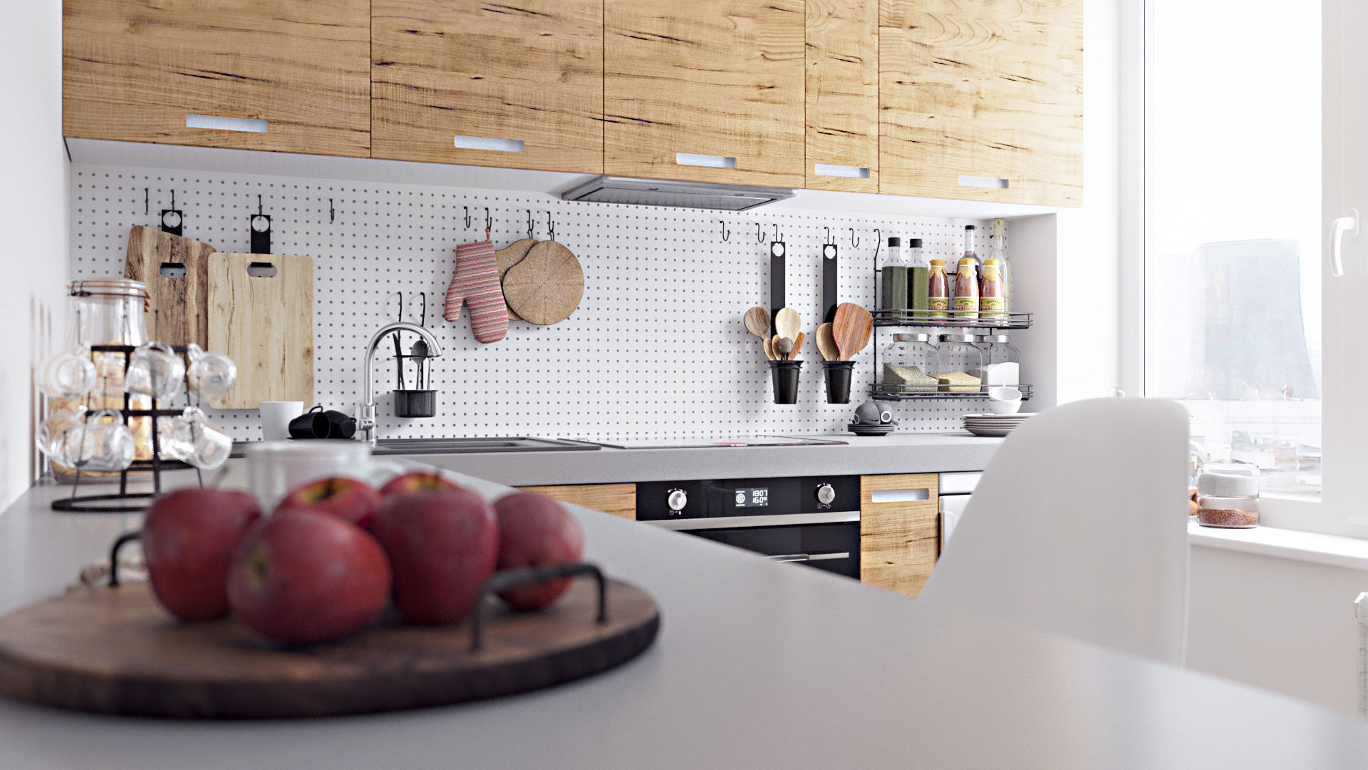 homify Kitchen Wood Wood effect