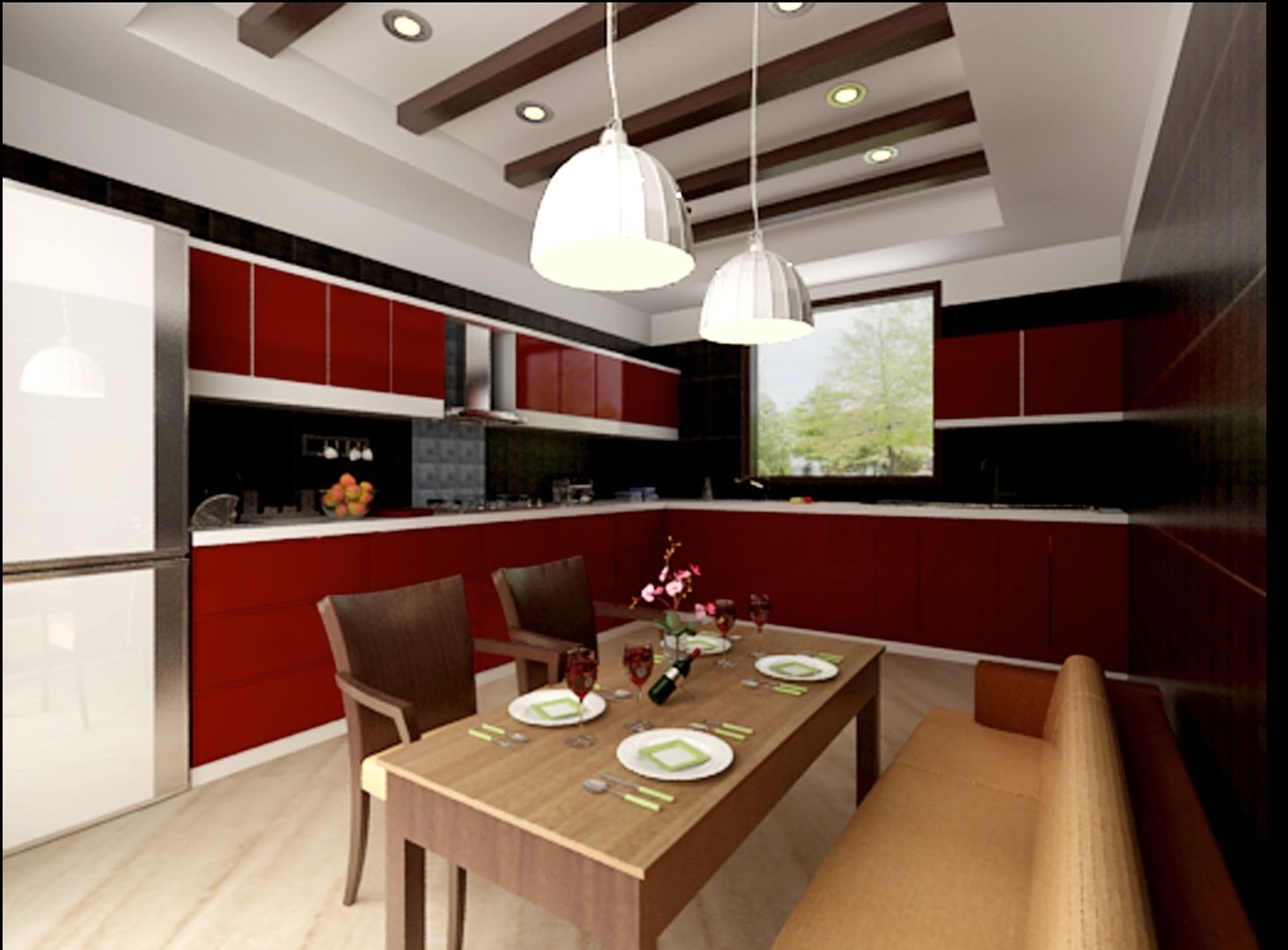 Kitchen and Dining Space Space Interface Commercial spaces Hotels