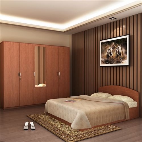 Interiors, S.R. Buildtech – The Gharexperts S.R. Buildtech – The Gharexperts Asian style bedroom Accessories & decoration