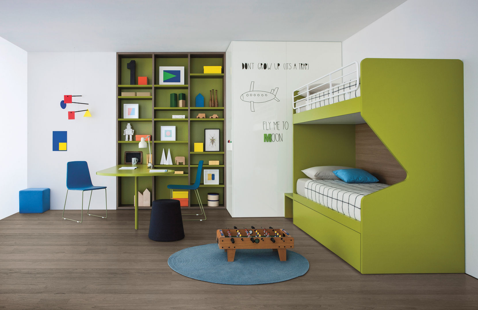 NIDI MOOVING : idee salvaspazio ROOM#6, Nidi Nidi Quarto infantil moderno Camas e berços