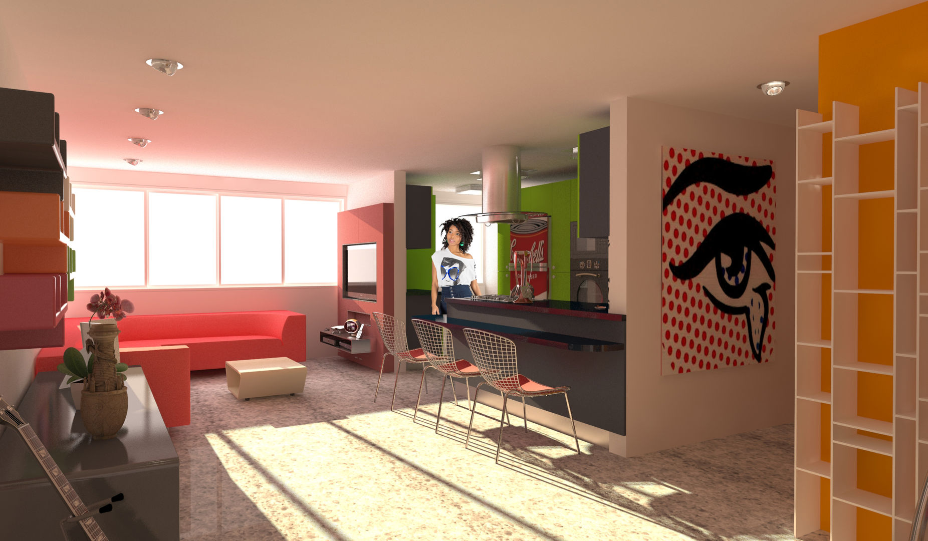 Apartamento POP Manzanares, OPFA Diseños y Arquitectura OPFA Diseños y Arquitectura Кухня