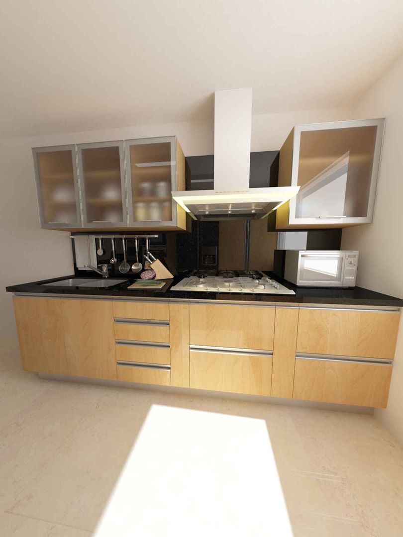 Cocinas Modelo Apartamentos EVC, OPFA Diseños y Arquitectura OPFA Diseños y Arquitectura Modern kitchen
