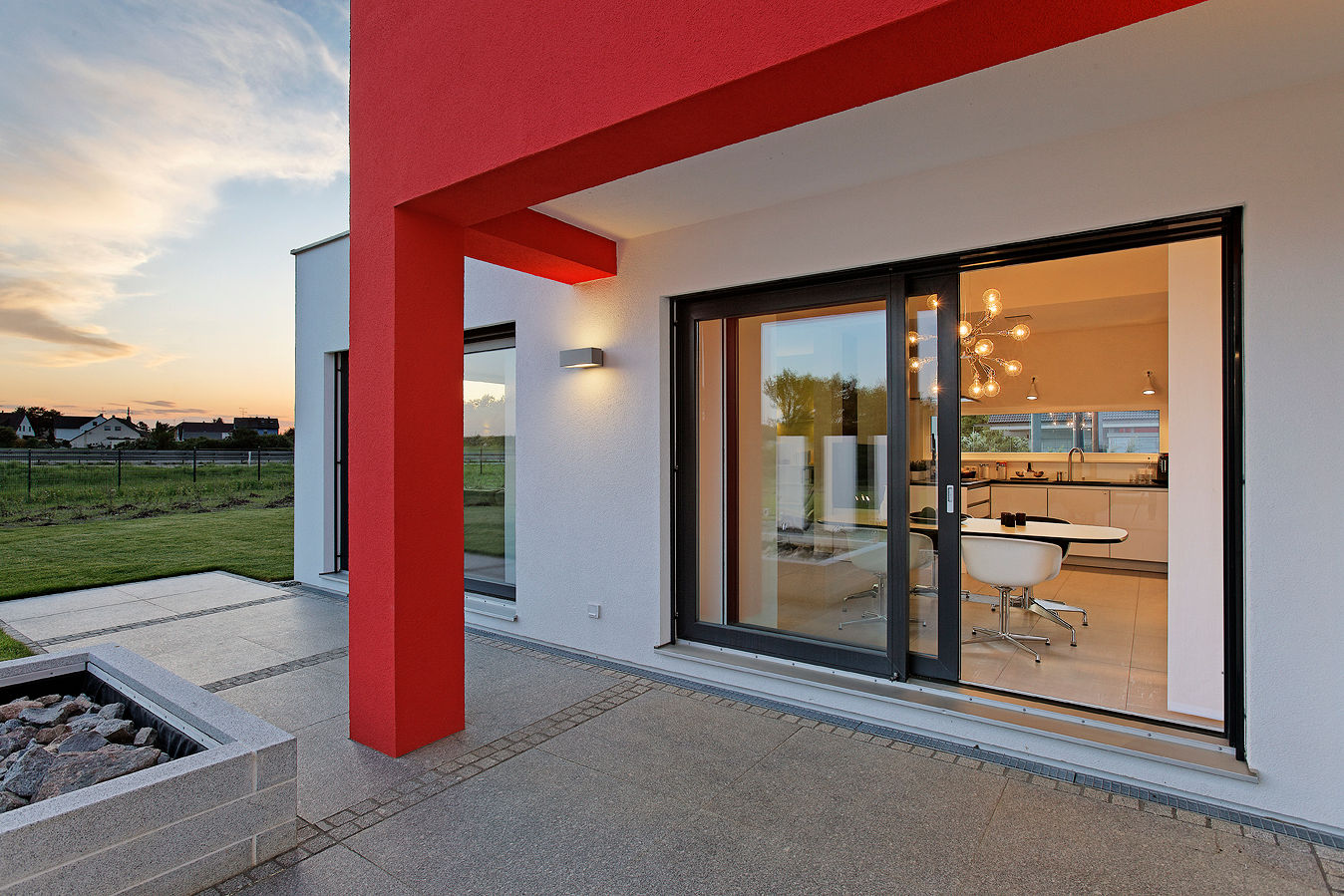 LUXHAUS Musterhaus Nürnberg, Lopez-Fotodesign Lopez-Fotodesign Modern balcony, veranda & terrace