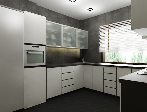 Suneja Residence, Space Interface Space Interface Modern kitchen