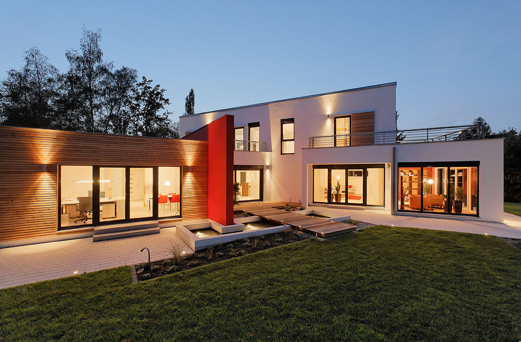 LUXHAUS Musterhaus Georgensgmünd, Lopez-Fotodesign Lopez-Fotodesign Balcon, Veranda & Terrasse modernes