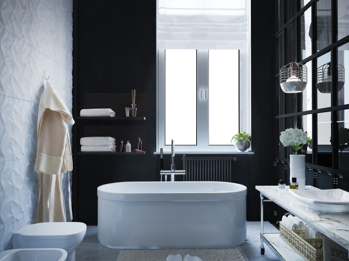 APARTAMENT/4, ONE STUDIO ONE STUDIO Minimalist style bathrooms