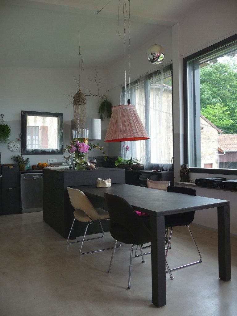 MAISONS GROUPEES, Thierry Marco Architecture Thierry Marco Architecture Modern kitchen Wood-Plastic Composite