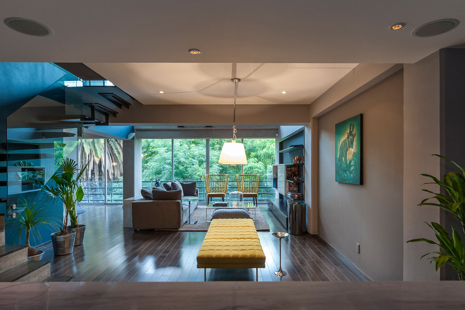 Departamento en La Condesa, MAAD arquitectura y diseño MAAD arquitectura y diseño Eclectic style corridor, hallway & stairs