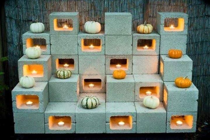 Mosaico Halloween Jara y Olmo S.L Jardines de estilo industrial Ladrillos Iluminación