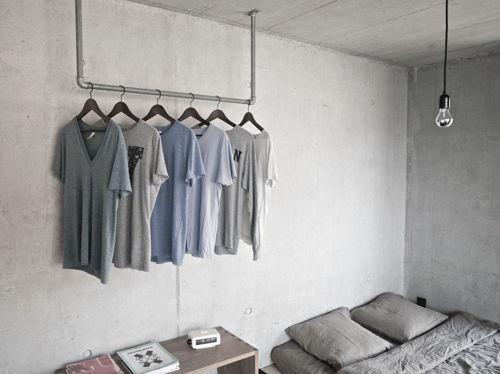CR01, reførn reførn Industrial style dressing room Storage