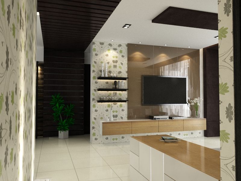 Singh Residence, Space Interface Space Interface غرفة المعيشة