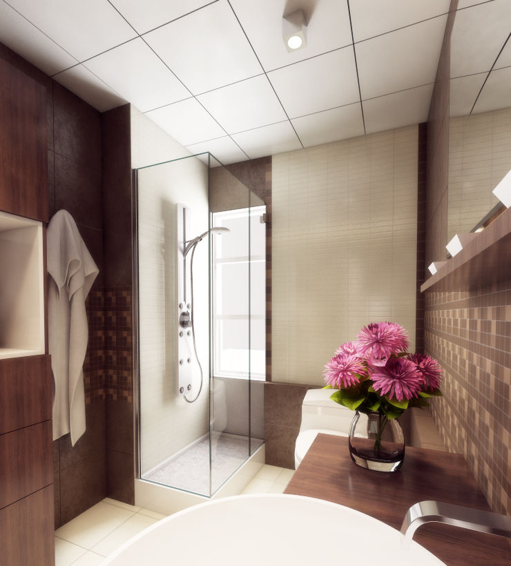 Singh Residence, Space Interface Space Interface Modern bathroom