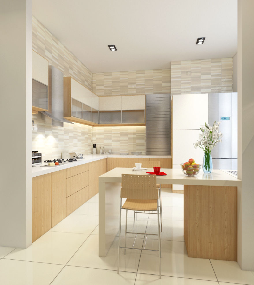 Singh Residence, Space Interface Space Interface Modern kitchen