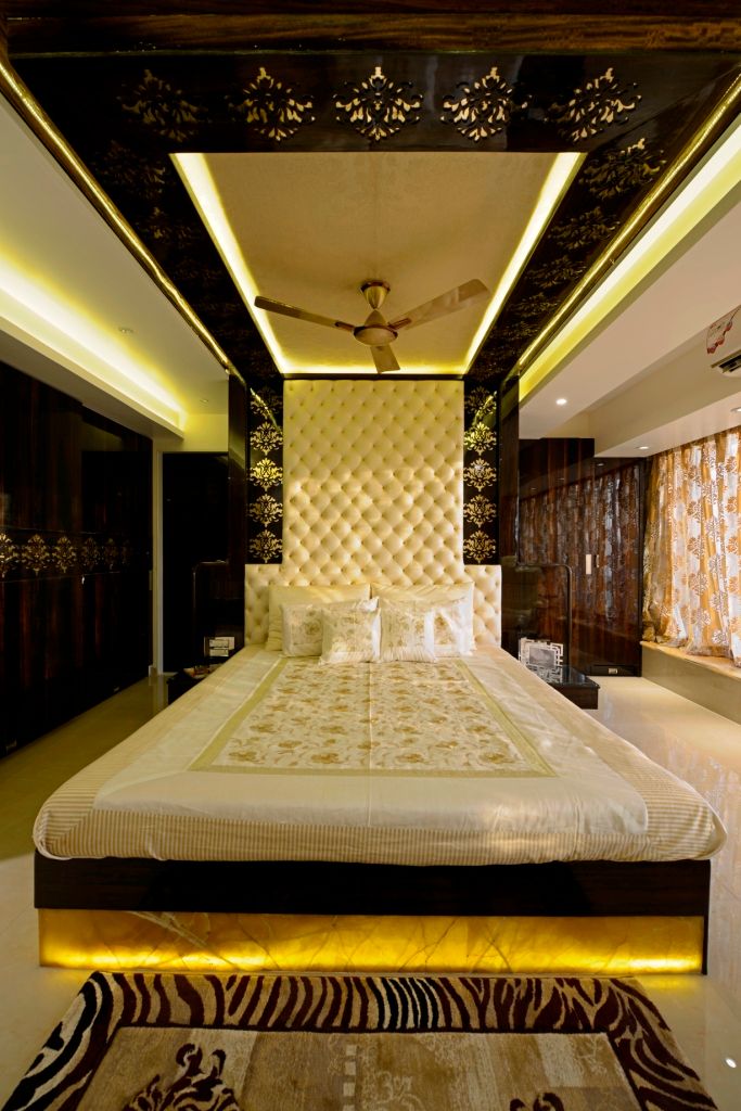 RESIDENTIAL PENTHOUSE INTERIORS, AIS Designs AIS Designs Modern Yatak Odası