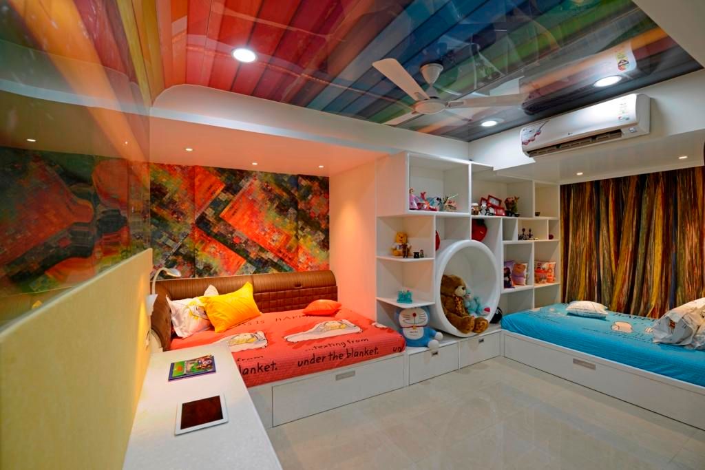 RESIDENTIAL PENTHOUSE INTERIORS, AIS Designs AIS Designs Chambre d'enfant moderne