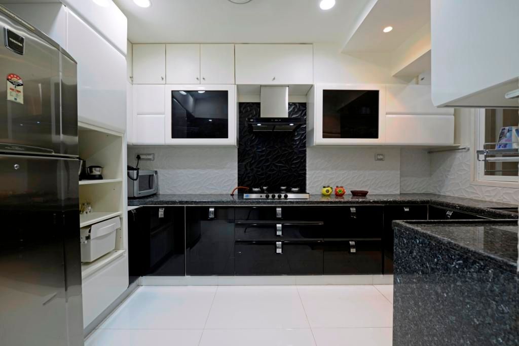 RESIDENTIAL PENTHOUSE INTERIORS, AIS Designs AIS Designs Modern style kitchen