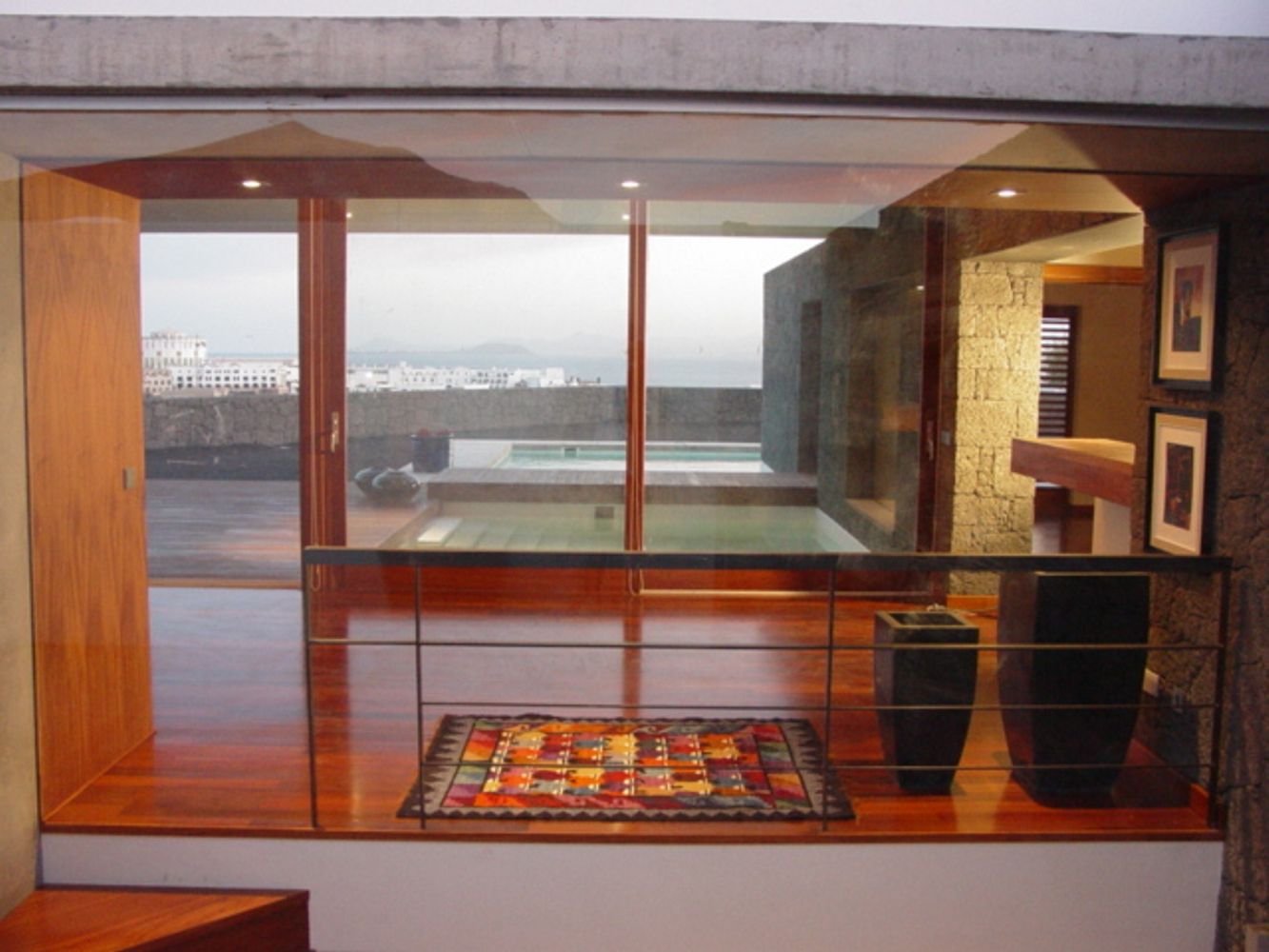 Vivienda Unifamiliar en Lanzarote, ADAC Arquitectura ADAC Arquitectura Modern Corridor, Hallway and Staircase