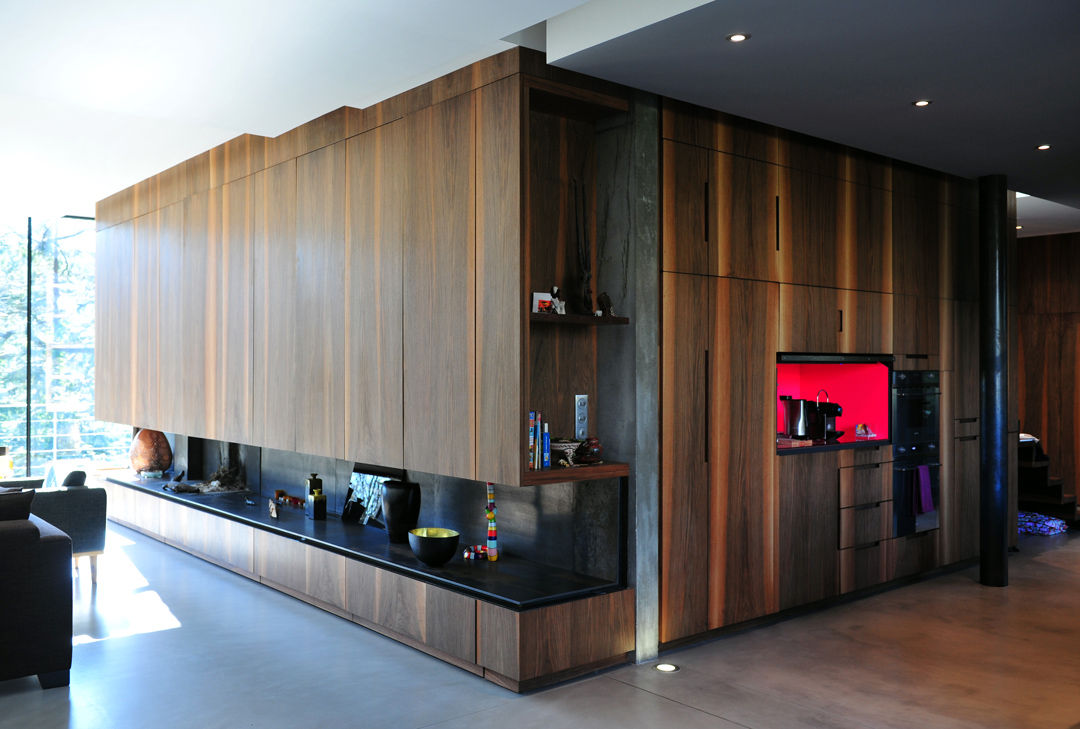 MAISON SUR LA CHEZINE, yann péron architecte yann péron architecte Modern living room