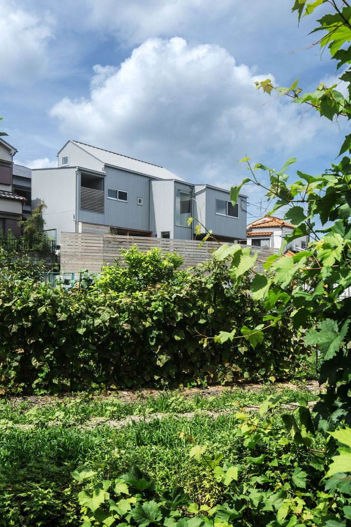 長尾元町の家, 藤森大作建築設計事務所 藤森大作建築設計事務所 Modern Houses Metal