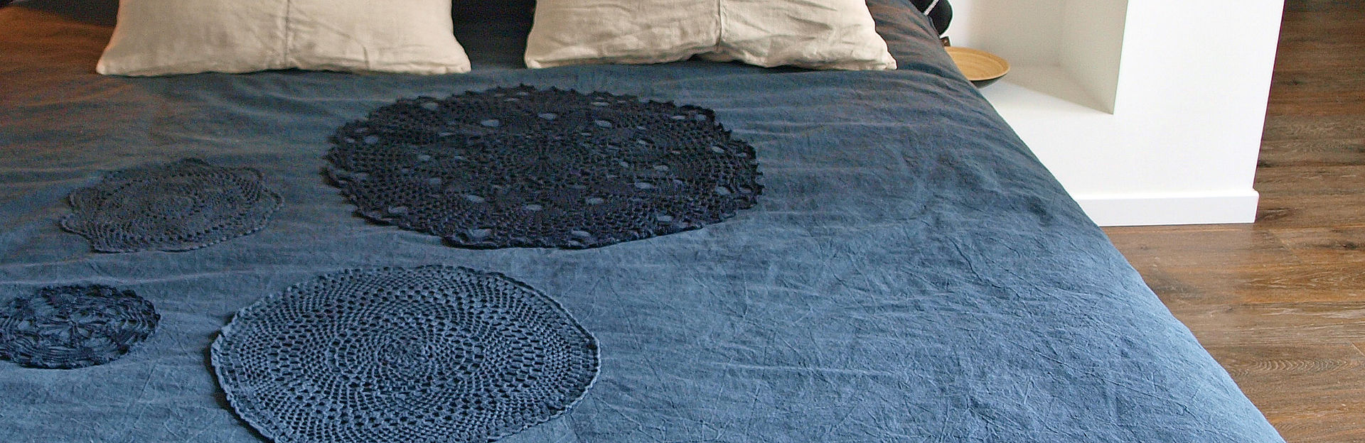 collection so fabric : le crochet, la p'tite fabrik la p'tite fabrik Moderne slaapkamers Linnen Roze Textielen