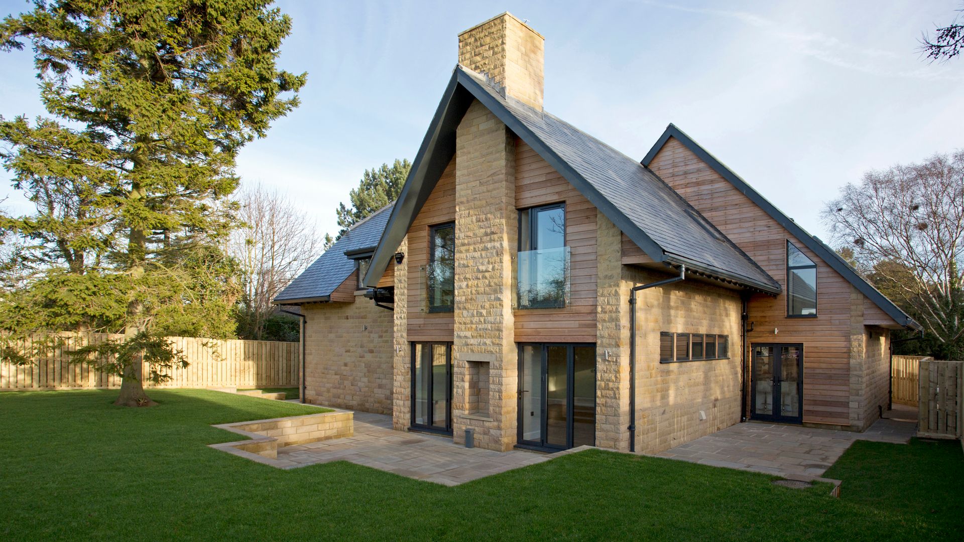 Residential Development, West Yorkshire, Wildblood Macdonald Wildblood Macdonald Casas de estilo ecléctico