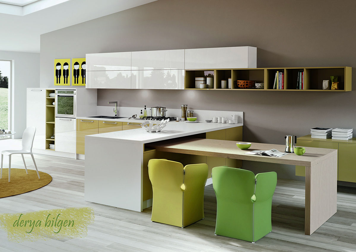 Kitchen, Derya Bilgen Derya Bilgen Cocinas modernas Utensilios de cocina