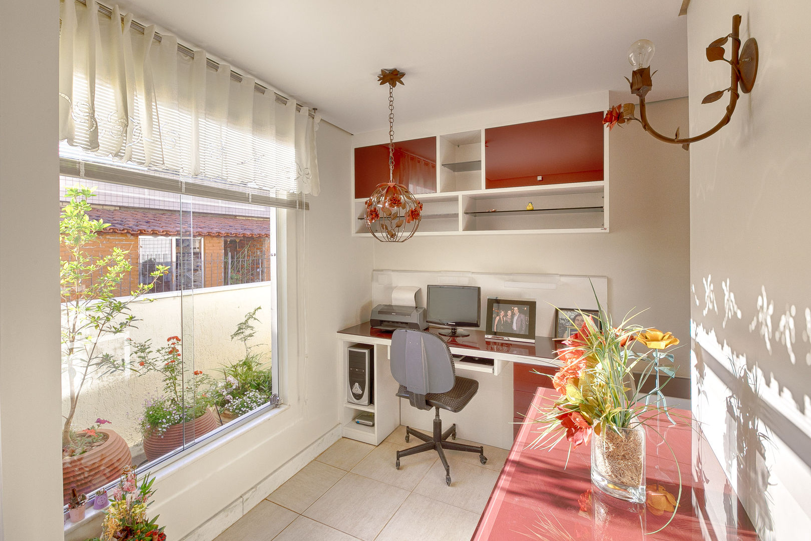 Apartamento Anchieta , Mágda Braga Interiores Mágda Braga Interiores ห้องทำงาน/อ่านหนังสือ