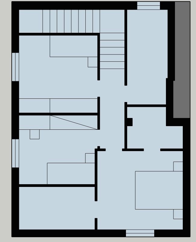 Villa 130mq stile Industrial - Shabby, T_C_Interior_Design___ T_C_Interior_Design___ 클래식스타일 침실