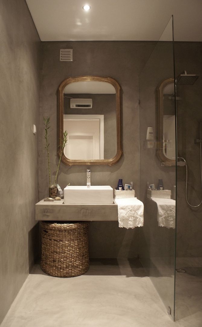 Apartamento CM, involve arquitectos involve arquitectos Modern bathroom