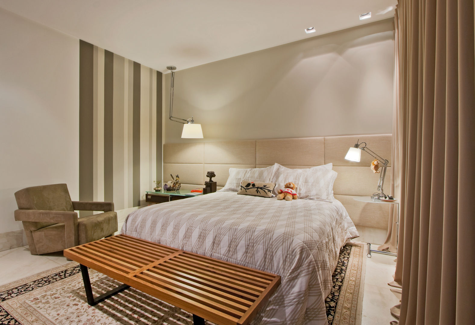 Cobertura Belvedere, Dubal Arquitetura e Design Dubal Arquitetura e Design Modern style bedroom